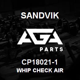 CP18021-1 Sandvik WHIP CHECK AIR | AGA Parts