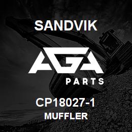 CP18027-1 Sandvik MUFFLER | AGA Parts