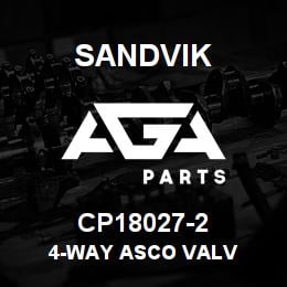 CP18027-2 Sandvik 4-WAY ASCO VALV | AGA Parts