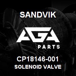 CP18146-001 Sandvik SOLENOID VALVE | AGA Parts