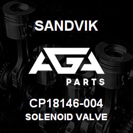 CP18146-004 Sandvik SOLENOID VALVE | AGA Parts
