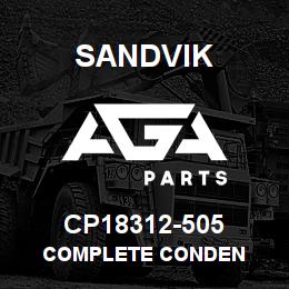 CP18312-505 Sandvik COMPLETE CONDEN | AGA Parts