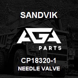 CP18320-1 Sandvik NEEDLE VALVE | AGA Parts