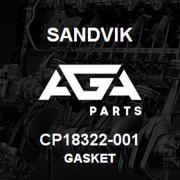 CP18322-001 Sandvik GASKET | AGA Parts