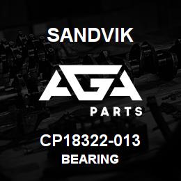 CP18322-013 Sandvik BEARING | AGA Parts