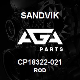 CP18322-021 Sandvik ROD | AGA Parts