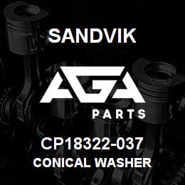 CP18322-037 Sandvik CONICAL WASHER | AGA Parts