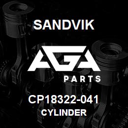 CP18322-041 Sandvik CYLINDER | AGA Parts