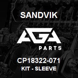 CP18322-071 Sandvik KIT - SLEEVE | AGA Parts