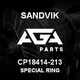 CP18414-213 Sandvik SPECIAL RING | AGA Parts