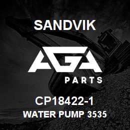 CP18422-1 Sandvik WATER PUMP 3535 | AGA Parts