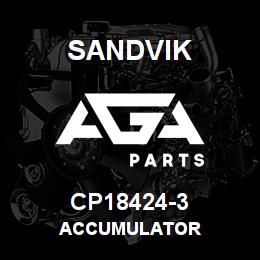 CP18424-3 Sandvik ACCUMULATOR | AGA Parts