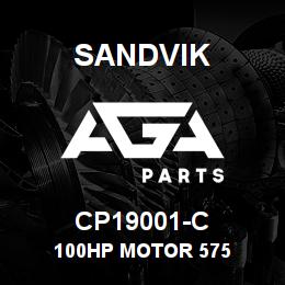 CP19001-C Sandvik 100HP MOTOR 575 | AGA Parts