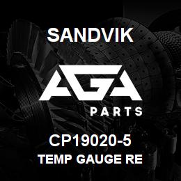 CP19020-5 Sandvik TEMP GAUGE RE | AGA Parts