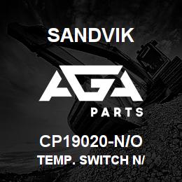 CP19020-N/O Sandvik TEMP. SWITCH N/ | AGA Parts