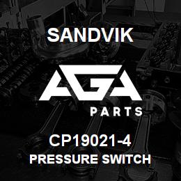 CP19021-4 Sandvik PRESSURE SWITCH | AGA Parts
