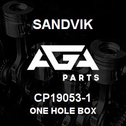 CP19053-1 Sandvik ONE HOLE BOX | AGA Parts