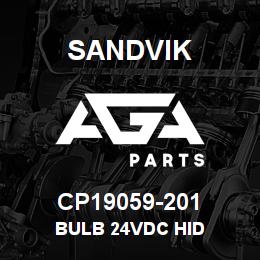 CP19059-201 Sandvik BULB 24VDC HID | AGA Parts
