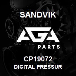 CP19072 Sandvik DIGITAL PRESSUR | AGA Parts