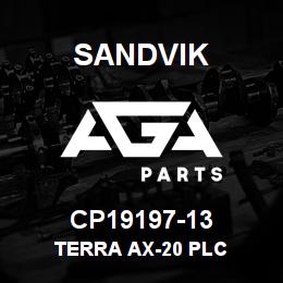 CP19197-13 Sandvik TERRA AX-20 PLC | AGA Parts