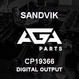 CP19366 Sandvik DIGITAL OUTPUT | AGA Parts