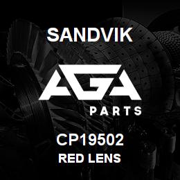 CP19502 Sandvik RED LENS | AGA Parts