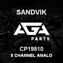 CP19510 Sandvik 8 CHANNEL ANALO | AGA Parts