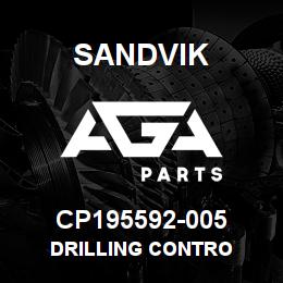 CP195592-005 Sandvik DRILLING CONTRO | AGA Parts