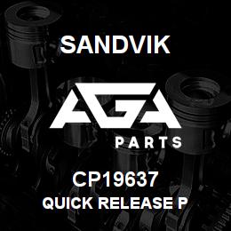 CP19637 Sandvik QUICK RELEASE P | AGA Parts