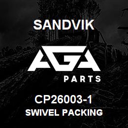 CP26003-1 Sandvik SWIVEL PACKING | AGA Parts