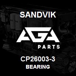 CP26003-3 Sandvik BEARING | AGA Parts
