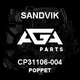 CP31106-004 Sandvik POPPET | AGA Parts