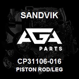 CP31106-016 Sandvik PISTON ROD/LEG | AGA Parts