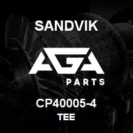 CP40005-4 Sandvik TEE | AGA Parts
