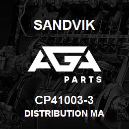 CP41003-3 Sandvik DISTRIBUTION MA | AGA Parts