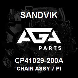 CP41029-200A Sandvik CHAIN ASSY 7 PI | AGA Parts