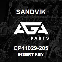 CP41029-205 Sandvik INSERT KEY | AGA Parts