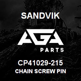 CP41029-215 Sandvik CHAIN SCREW PIN | AGA Parts