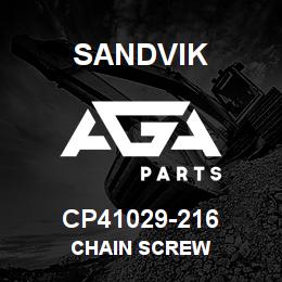 CP41029-216 Sandvik CHAIN SCREW | AGA Parts