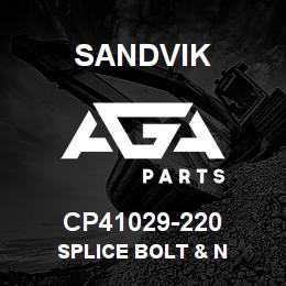 CP41029-220 Sandvik SPLICE BOLT & N | AGA Parts