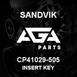 CP41029-505 Sandvik INSERT KEY | AGA Parts