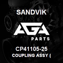 CP41105-25 Sandvik COUPLING ASSY ( | AGA Parts