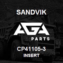 CP41105-3 Sandvik INSERT | AGA Parts