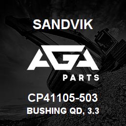 CP41105-503 Sandvik BUSHING QD, 3.3 | AGA Parts