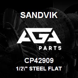 CP42909 Sandvik 1/2" STEEL FLAT | AGA Parts