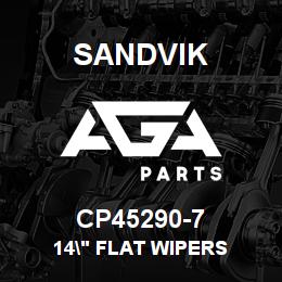 CP45290-7 Sandvik 14" FLAT WIPERS | AGA Parts