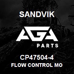 CP47504-4 Sandvik FLOW CONTROL MO | AGA Parts