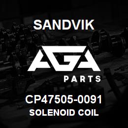 CP47505-0091 Sandvik SOLENOID COIL | AGA Parts