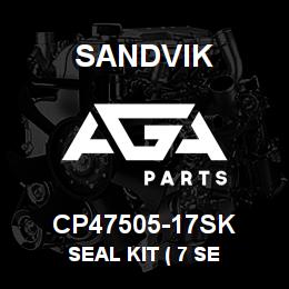 CP47505-17SK Sandvik SEAL KIT ( 7 SE | AGA Parts