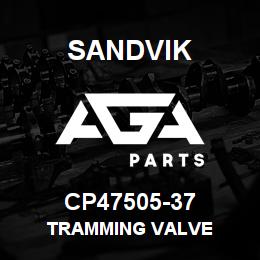 CP47505-37 Sandvik TRAMMING VALVE | AGA Parts